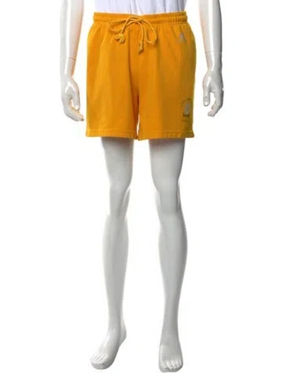 Pre-owned Aime Leon Dore X New Balance Jogger Shorts In Yellow