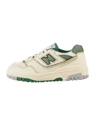 Pre-owned Aime Leon Dore X New Balance Leather Mesh Accents Athletic Sneakers In Neutrals
