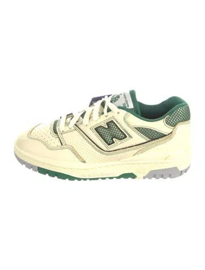 Pre-owned Aime Leon Dore X New Balance Leather Patterned Athletic Sneakers W/ Tags In Neutral