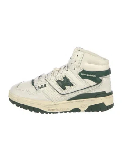 Pre-owned Aime Leon Dore X New Balance Leather Printed Sneakers