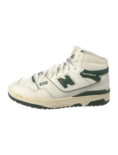 Pre-owned Aime Leon Dore X New Balance Leather Printed Sneakers In Multi