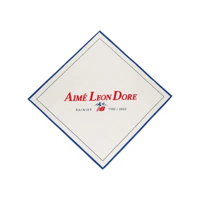 Pre-owned Aimé Leon Dore X New Balance Logo Bandana 'pristine' | Cream | Men's Size Onesize In White