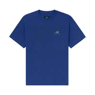 Pre-owned Aimé Leon Dore X New Balance Logo Tee 'deep Ultra' In Blue