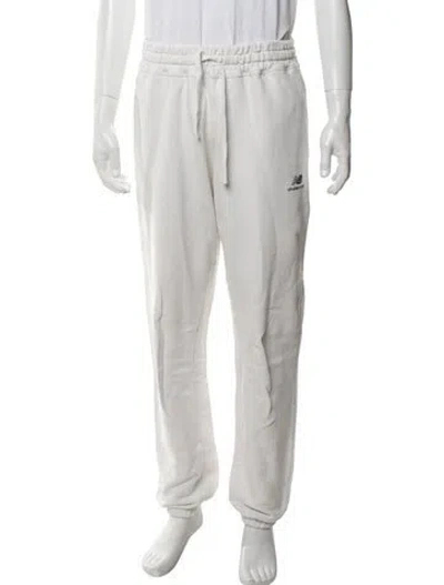 Pre-owned Aime Leon Dore X New Balance Lounge Bottoms In White
