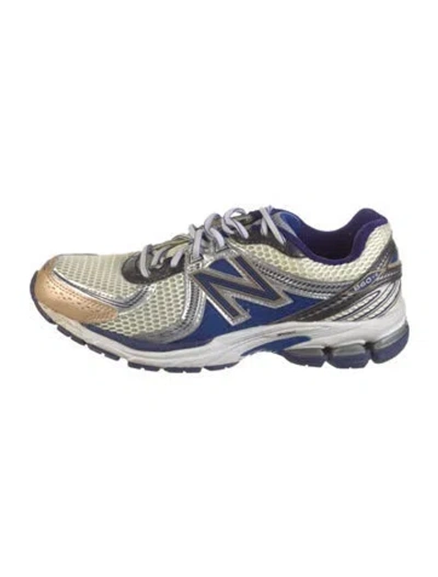 Pre-owned Aime Leon Dore X New Balance Mesh Mesh Accents Athletic Sneakers In Blue