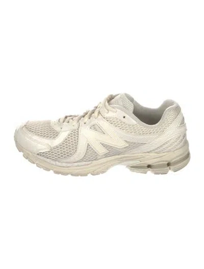 Pre-owned Aime Leon Dore X New Balance Mesh Patterned Athletic Sneakers In Neutral