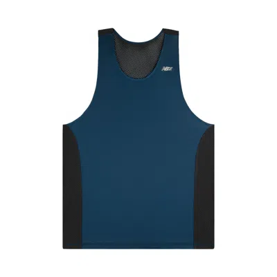 Pre-owned Aimé Leon Dore X New Balance Rc56 Racing Singlet 'moonlit Ocean' | Blue | Men's Size Xl