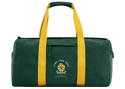 Pre-owned Aimé Leon Dore X New Balance Sonny League Duffle Bag In Green