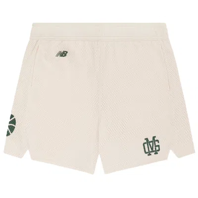 Pre-owned Aimé Leon Dore X New Balance Sonny Ny Gym Short 'pristine' | Cream | Men's Size M In White