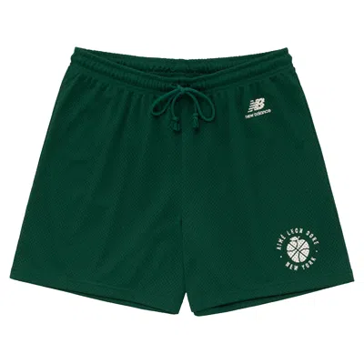 Pre-owned Aimé Leon Dore X New Balance Sonny Ny Gym Short 'rain Forest' | Green | Men's Size Xl