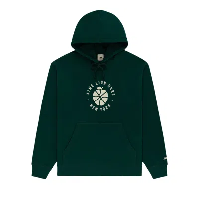 Pre-owned Aimé Leon Dore X New Balance Sonny Ny Hoodie 'rainforest' | Green | Men's Size Xs
