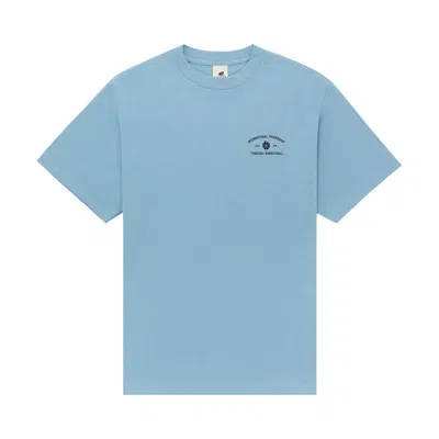 Pre-owned Aimé Leon Dore X New Balance Sonny Ny Tee 'dusk Blue'