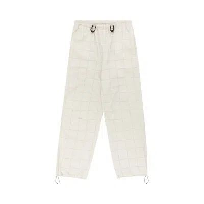 Pre-owned Aimé Leon Dore X New Balance Windowpane Grid Pant 'silver Birch' | Men's Size M