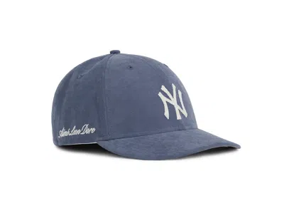 Pre-owned Aimé Leon Dore X New Era Brushed Nylon Yankees (2021) Hat In Blue