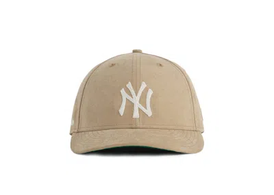 Pre-owned Aimé Leon Dore X New Era Brushed Nylon Yankees (2021) Hat In Khaki