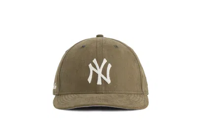 Pre-owned Aimé Leon Dore X New Era Brushed Nylon Yankees (2021) Hat In Olive