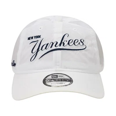 Pre-owned Aimé Leon Dore X New Era Ripstop Nylon Yankees Cap 'white' | Men's Size Onesize