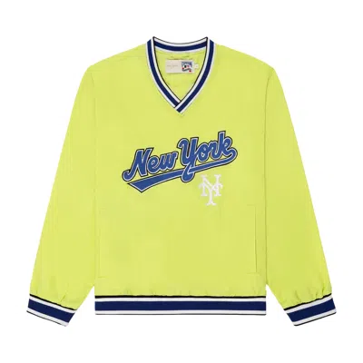 Pre-owned Aimé Leon Dore X New York Mets Nylon V-neck Pullover 'bright Green' | Men's Size Xxl