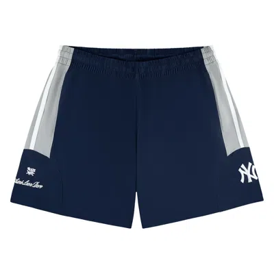 Pre-owned Aimé Leon Dore X New York Yankees Court Short 'navy' | Blue | Men's Size L