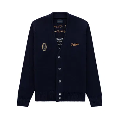 Pre-owned Aimé Leon Dore X Porsche 356 Cardigan 'navy Blazer' In Blue