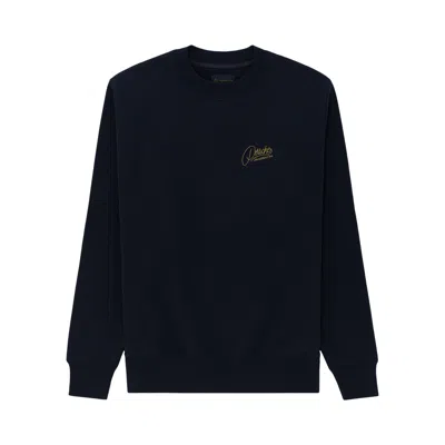 Pre-owned Aimé Leon Dore X Porsche 356 Crewneck Sweatshirt 'navy Blazer' In Blue