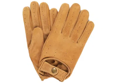 Pre-owned Aimé Leon Dore X Porsche 911sc Leather Driving Gloves In Brown