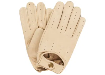 Pre-owned Aimé Leon Dore X Porsche 911sc Leather Driving Gloves In Khaki