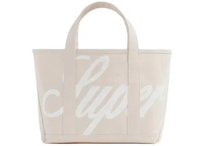 Pre-owned Aimé Leon Dore X Porsche 911sc Mini Tote In Cream/white