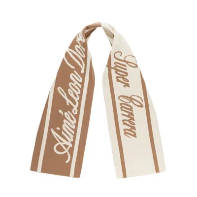 Pre-owned Aimé Leon Dore X Porsche 911sc Scarf In Off White
