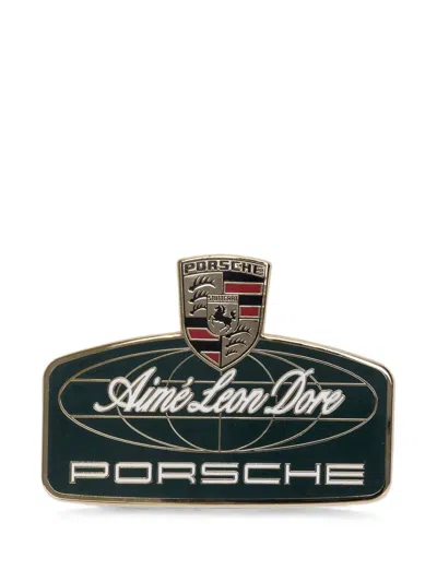 Aimé Leon Dore X Porsche 993 Turbo Grille Badge In Blue