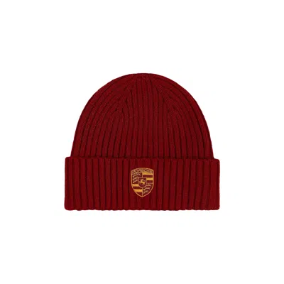 Pre-owned Aimé Leon Dore X Porsche Cashmere Beanie 'tango Red' | Men's Size Onesize