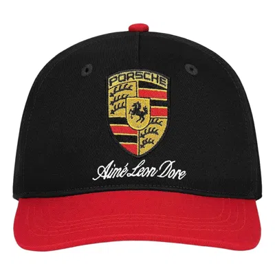 Aimé Leon Dore Aime Leon Dore X Porsche Colorblock Logo Hat 'jet Black Multi'