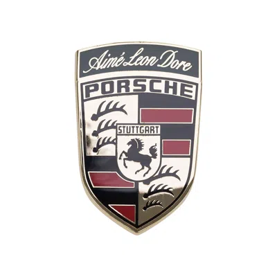 Pre-owned Aimé Leon Dore X Porsche Grille Badge 'gold' | Men's Size Onesize