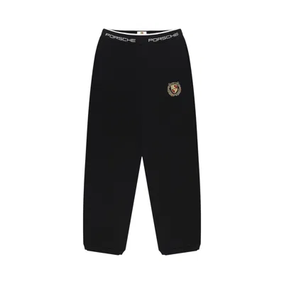 Pre-owned Aimé Leon Dore X Porsche Jacquard Logo Sweatpant 'jet Black' | Men's Size L