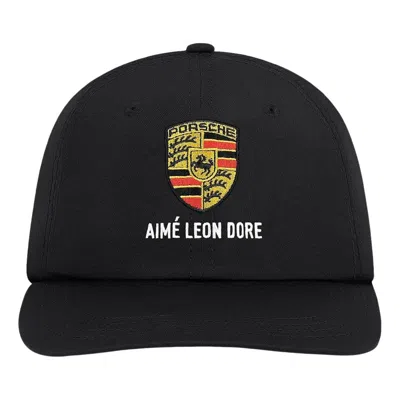 Aimé Leon Dore Aime Leon Dore X Porsche Nylon Logo Hat 'jet Black'