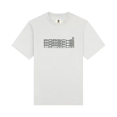 Pre-owned Aimé Leon Dore X Porsche Racing Tee 'silver Mix' | Men's Size L