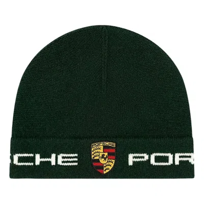 Aimé Leon Dore Aime Leon Dore X Porsche Wool Skullcap 'pine Grove' In Green