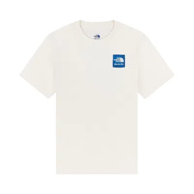 Pre-owned Aimé Leon Dore X The North Face Logo Tee 'pristine' | Cream | Men's Size L In White
