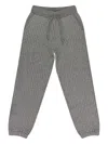 Aimé Leon Dore Off-white Woolrich Birdseye Knit Sweatpants In Gray