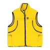 Aimé Leon Dore Yellow Unisphere Fleece Field Vest In Yellow