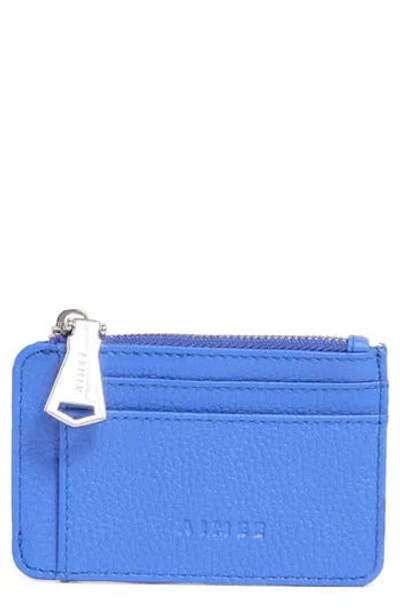 Aimee Alia Slim Id Wallet In Blue
