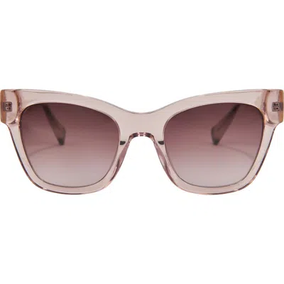 Aimee All For Love 52mm Gradient Cat Eye Sunglasses In Blush