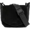 Aimee All For Love Leather Crossbody Bag In Black