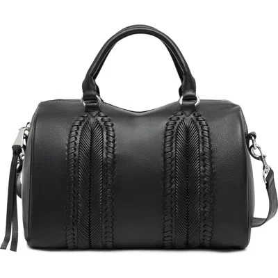Aimee All For Love Leather Satchel In Black