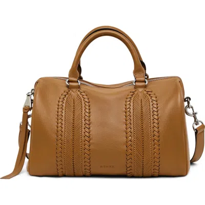 Aimee All For Love Leather Satchel In Brown
