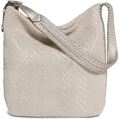 Aimee All For Love Novelty Woven Leather Bucket Bag