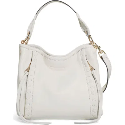Aimee Artisan Leather Bucket Bag In White