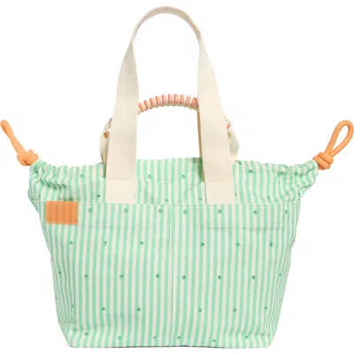 Aimee Coastal Carryall Stripe Canvas Tote