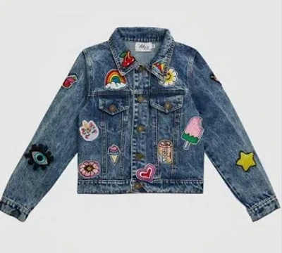 Aimee Cool To Be Kind Embroidered Jacket In Blue