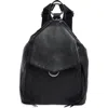 Aimee Dumbo Leather Backpack In Black